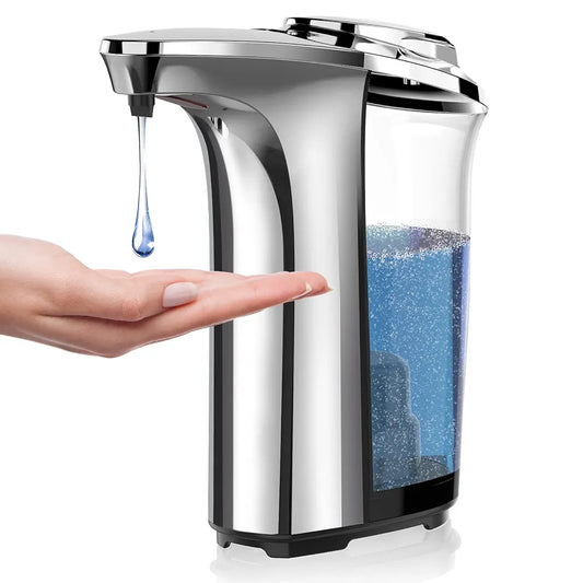 Advanced Touchless Automatic Soap Dispenser - 17oz/500ml Infrared Sensor, 5 Adjustable Dispensing Levels for Kitchen & Bathroom Hygiene