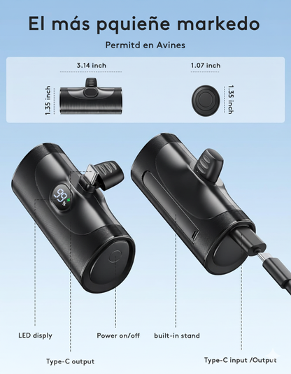 Cargador Portátil Mini con Soporte™